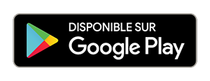 Bouton Disponible sur Google Play