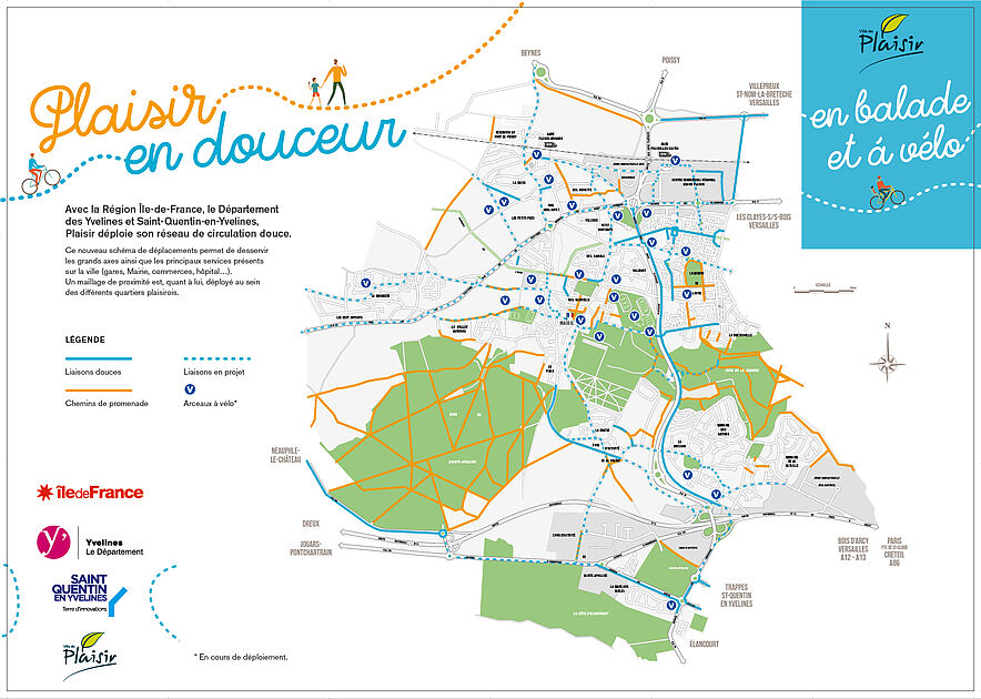 Plaisir En Douceur Reseau De Circulation Douce Ville De Plaisir